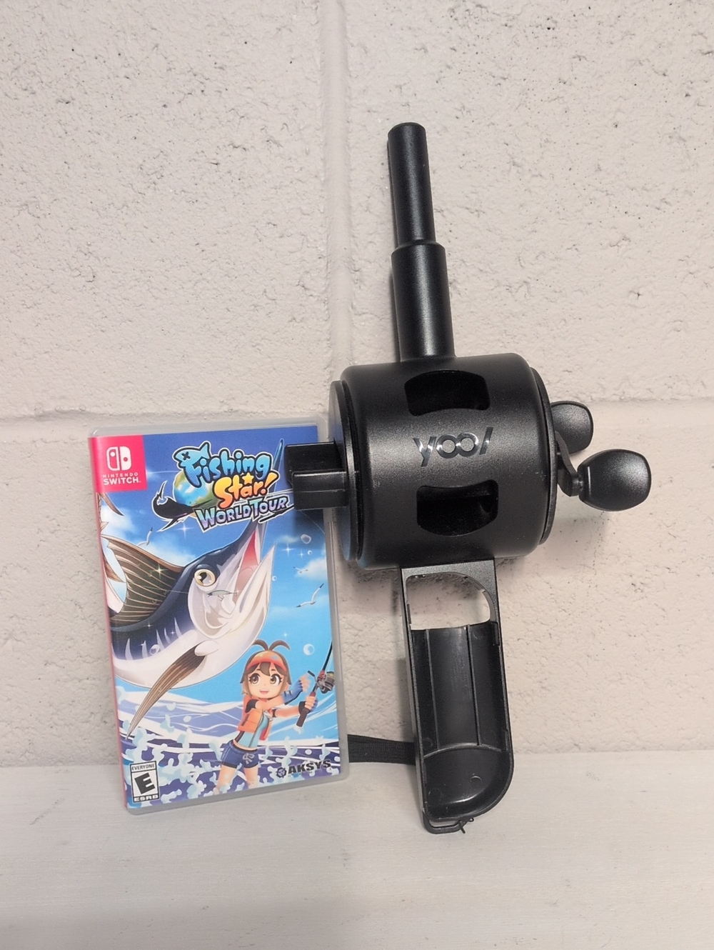 Nintendo Switch Fishing Star World Tour Game w/ Fishing Reel